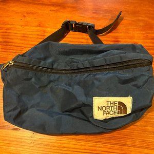 North Face Blue Lumbar Pack Mountain Waist Bag Nylon Waist